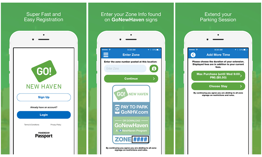 Go New Haven Go - the New Haven Parking App