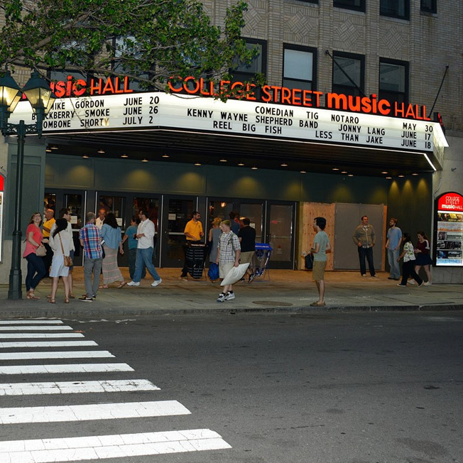 College Street Music Hall Parking