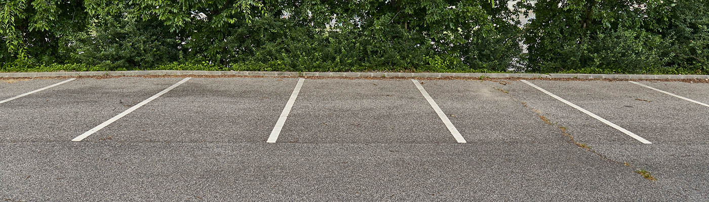 Orange/Elm Parking lot in New Haven, CT