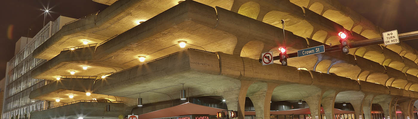 Temple Street Parking Garage in New Haven, CT